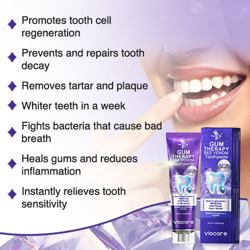 Rolimey® VioCore Bee Venom Dental Treatment Toothpaste